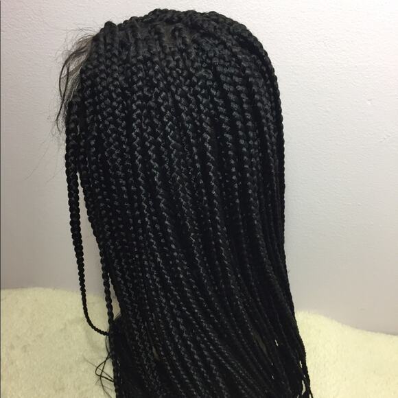 Box braid frontal wig- black - Picture 3 of 5